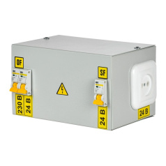 Ящик с понижающим трансформатором IEK ЯТП-0.25, 230/24-3 36, УХЛ4, IP30 [MTT13-024-0250]