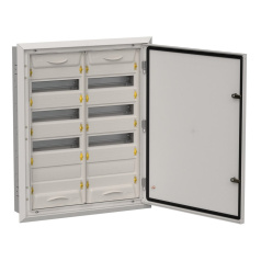 Корпус металлический IEK TITAN 5 ЩРв-96 (2х48), 755х625х130 мм, IP31, серый [TI5-50-V-2X048-31-7035]