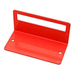 Станция-кронштейн стальная на 5 замков, длина 140 мм, красный [gwrU5]