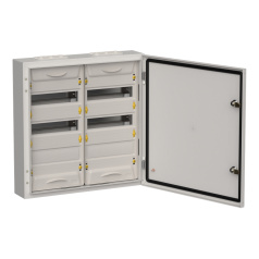 Корпус металлический IEK TITAN 5 ЩРн-72 (2х36), 585х570х140 мм, IP54, серый [TI5-50-N-2X036-54-7035]