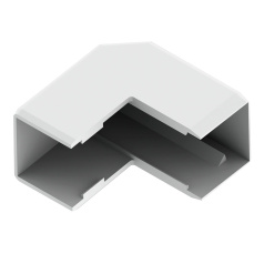 Угол внешний 90° Kopos LHD 20X20, 8626 (HB), белый