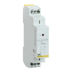Реле промежуточное модульное OIR IEK 1 контакт 16А 48В AC/DC [OIR-116-ACDC48V]
