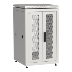 Шкаф сетевой 19" ITK LINEA N 18U 600х600 мм, серый [LN35-18U66-2PP]