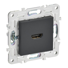 Розетка HDMI IEK SKANDY SK-H01G графит [SK-H10-K53]