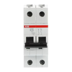 Автоматический выключатель ABB S202 2P B25 6кА [2CDS252001R0255]