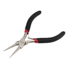 Круглогубцы Rexant Мини, 120 мм, никелированные, авторазжим [12-4606]