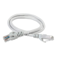Коммутационный шнур (патч-корд) ITK категория 6А, UTP, LSZH, 2 м, серый [PC01-C6AUL-2M]