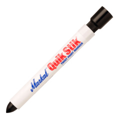 Твердый маркер-краска Markal Quik Stik, черный, 17 мм [61050]